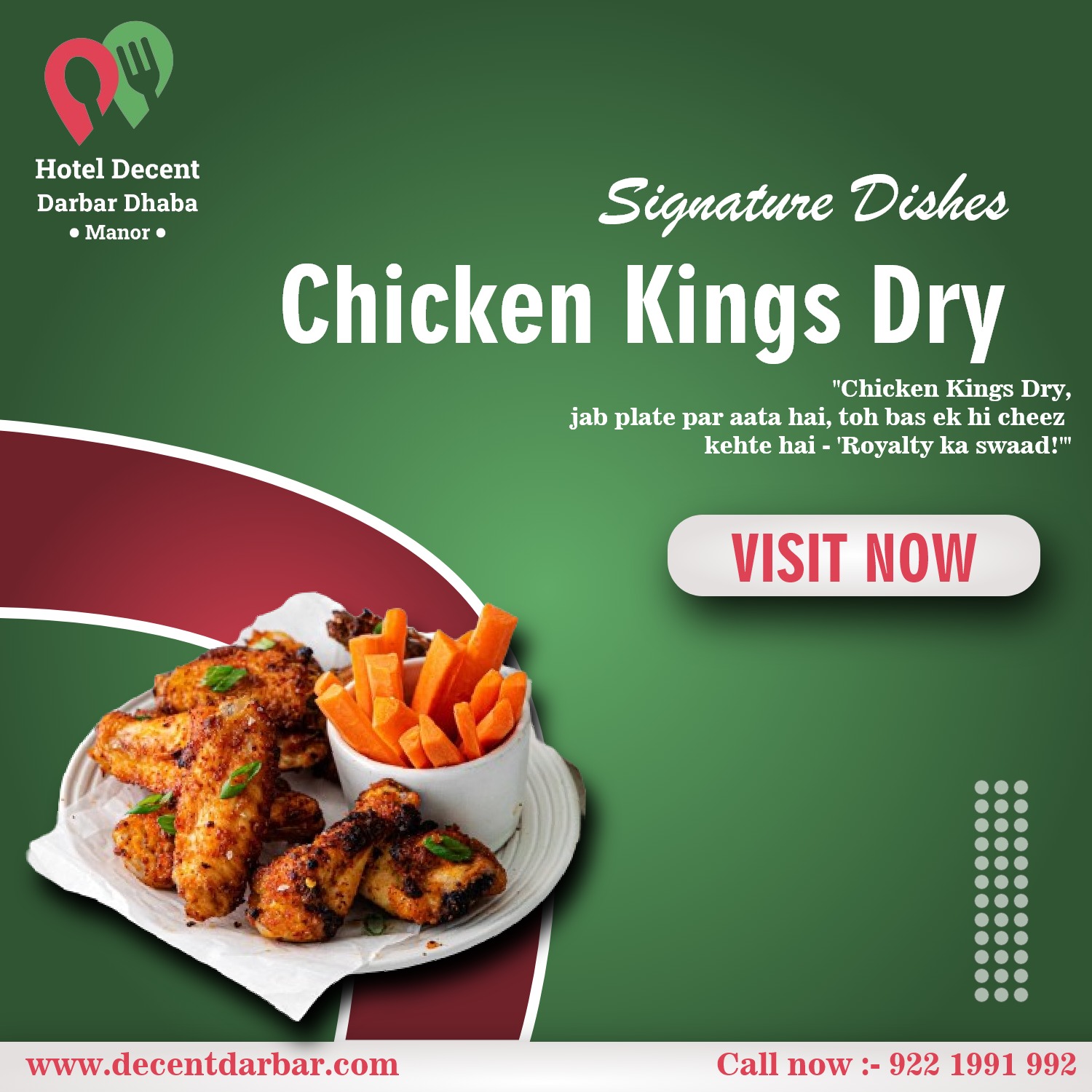 Indulge in Royalty at Hotel Decent Darbar Dhaba