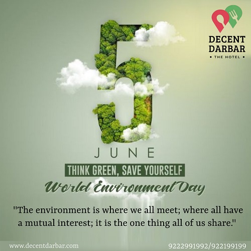 "The environment is no one's property to destroy; 