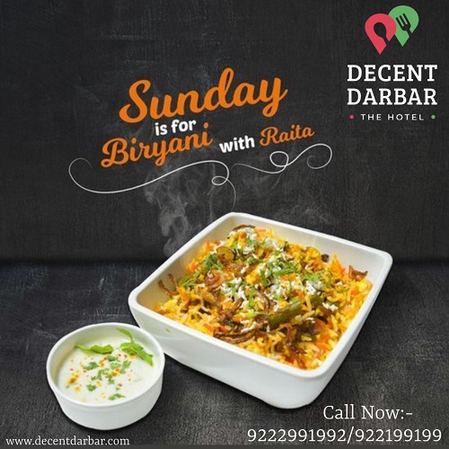 Sunday is for Briyani with raita