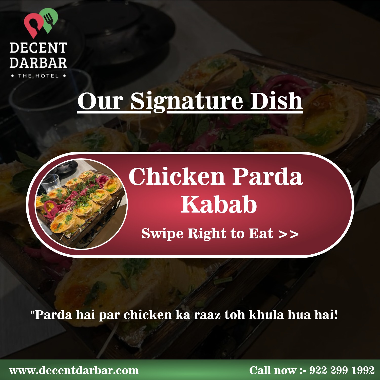 "Indulging in the exquisite flavors of Chicken Par