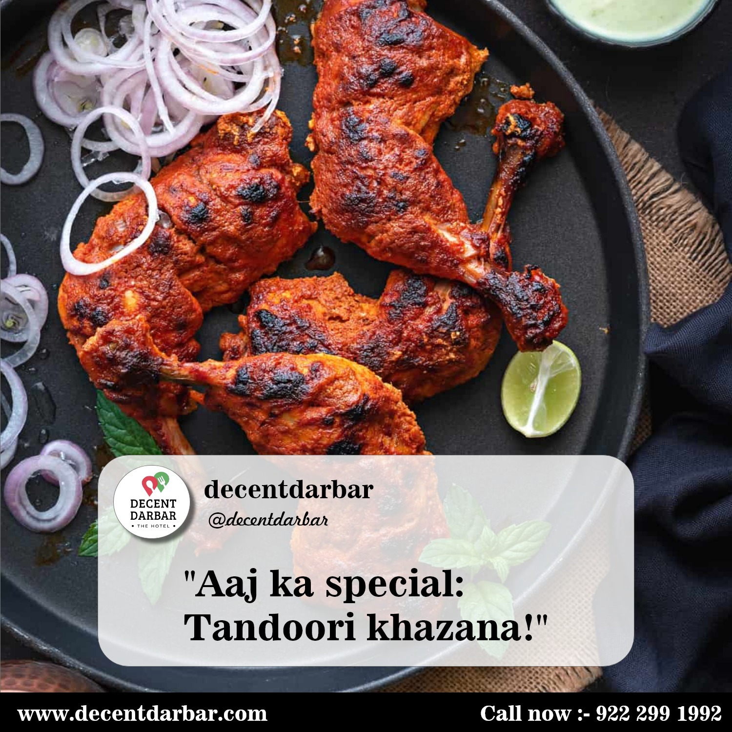 "Aaj ka special: Tandoori khazana!